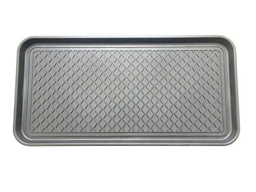 YoYo Moon Multi-purpose Tray & Boot Mat, for Boots, Shoes, Pets, Use As Cat Litter Mat or Dog Feeding Mat - 30x15x1.2 Inch