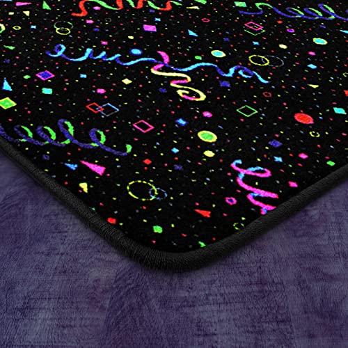 Alfombra Joy Carpets Fluorescent Celebration 4' x 6' miniatura 5