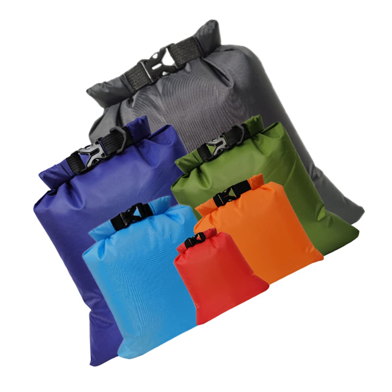 Abaodam 2 Set Custodia Impermeabile Borsoni Impermeabili Sacchi Borsa Per Da Viaggio Sacchetti Di Imballaggio Impermeabili Tessuto in Taffetà Di Poliestere 6 Pezzi * 2