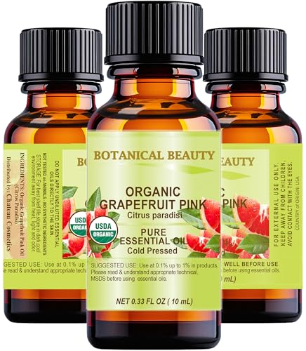 Aceite esencial de pomelo rosa orgánico Botanical Beauty miniatura 1