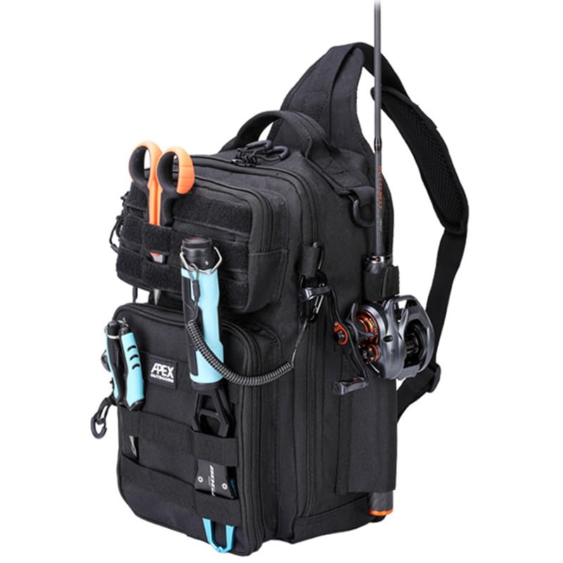 Image of Fishing Backpack with Rod Holder, Fishing Tackle Bag