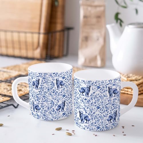 Taza de porcelana con diseño Golden Retriever 11 oz miniatura 3
