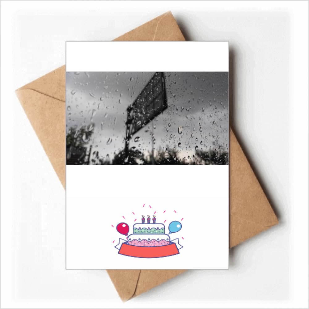 In The Rainy Day Photography Happy Birthday Greeting Cards Envelopes Blank