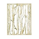 Sizzix 663108 Thinlits Dies Branched Birch by Tim Holtz, Multicolor