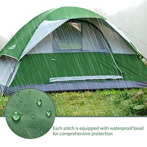 Forceatt Backpacking Tent, Lightweight 2 Person Tent With Double Doors, Waterproof & Portable Dome Camping Tent With Rainfly And Storage Bag Suitable For Travel, Hiking And Outdoors Activites #TOP3