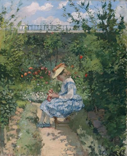 Lienzo de Camille Pissarro il giardino di Eragny poster impresion de arte 60x90cm