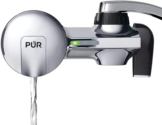 PUR Plus Filtration System, Chrome – Horizontal Faucet Mount for Crisp, Refreshing Water, PFM400H PUR Plus Filtration System, Chrome – Horizontal Faucet Mount for Crisp, Refreshing Water, PFM400H