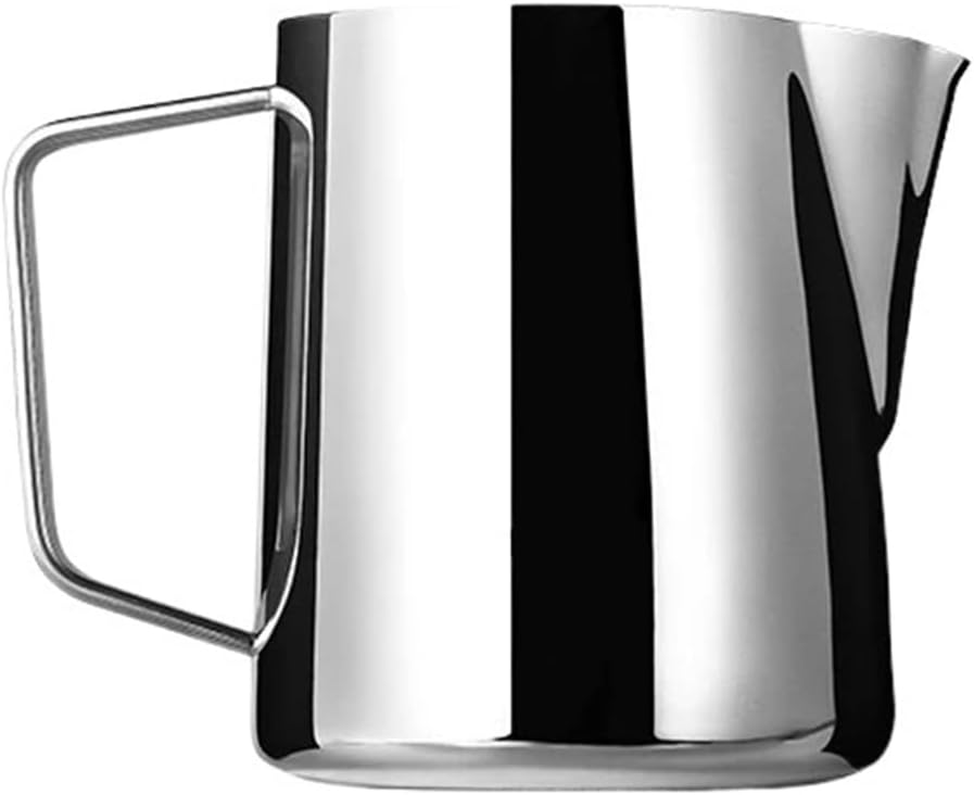 Coffee Milk Frothing Jug Latte Art Cup Stainless Steel Frother Pitcher Steamer Espresso Accessories(500ml Glossy)