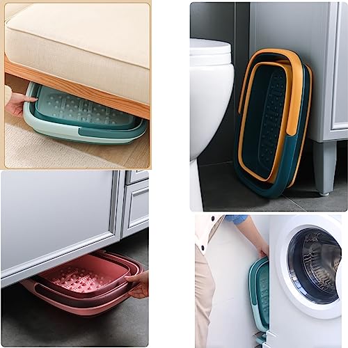 Bañera portátil plegable para pies con masaje miniatura 3