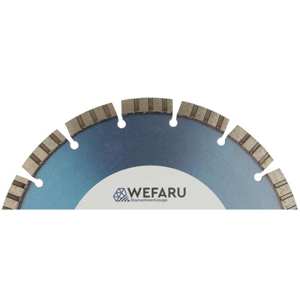 Diamanttrennscheibe TLB 10 Ø 140 mm – Turbo-Segmente, 22,23 mm Bohrung, 10 mm Segmenthöhe – Profi-Trennscheibe für Beton, Ziegel, Waschbeton, Kalksandstein – Nass- & Trockenschnitt