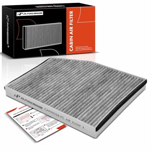 A-Premium Cabin Air Filter with Activated Carbon Compatible with Chinook Motor Coach Bayside & Coach House Platinum III & Coachmen Beyond & Entegra Coach Expanse & Ford E-Transit & Jayco Solstice