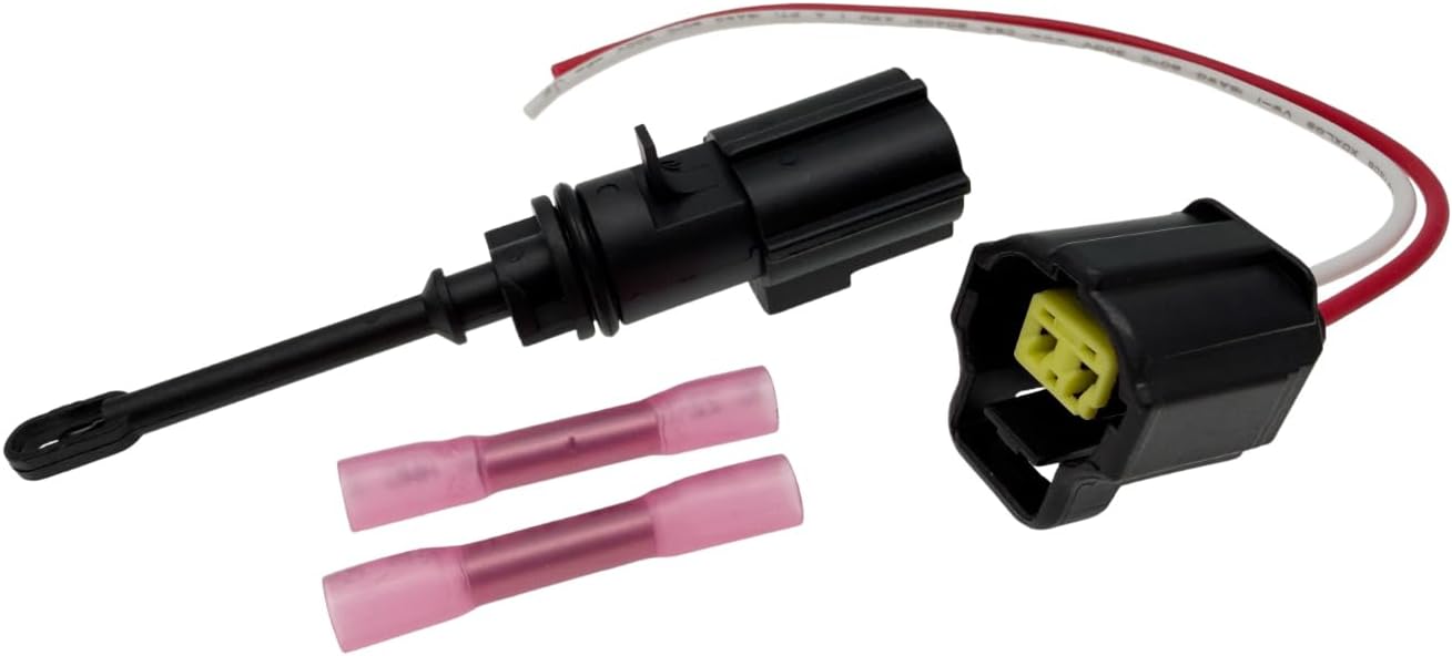 Intake Air Charge Temperature Sensor and Connector Pigtail Harness 5149279AC Compatible with Challenger Charger Durango Cherokee Grand Cherokee Ram 1500 2500 3500