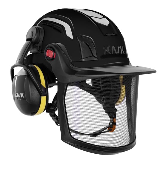 KASK Helm-Kombination Zenith X, schwarz, EN 397 Motorsägenhelm Arbeitschutzhelm Kopfschutz Baumpflege