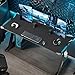 EUREKA ERGONOMIC Gaming Desk with LED Lights Home Office RGB Table, Small Gaming Desk, Computer Table, Black