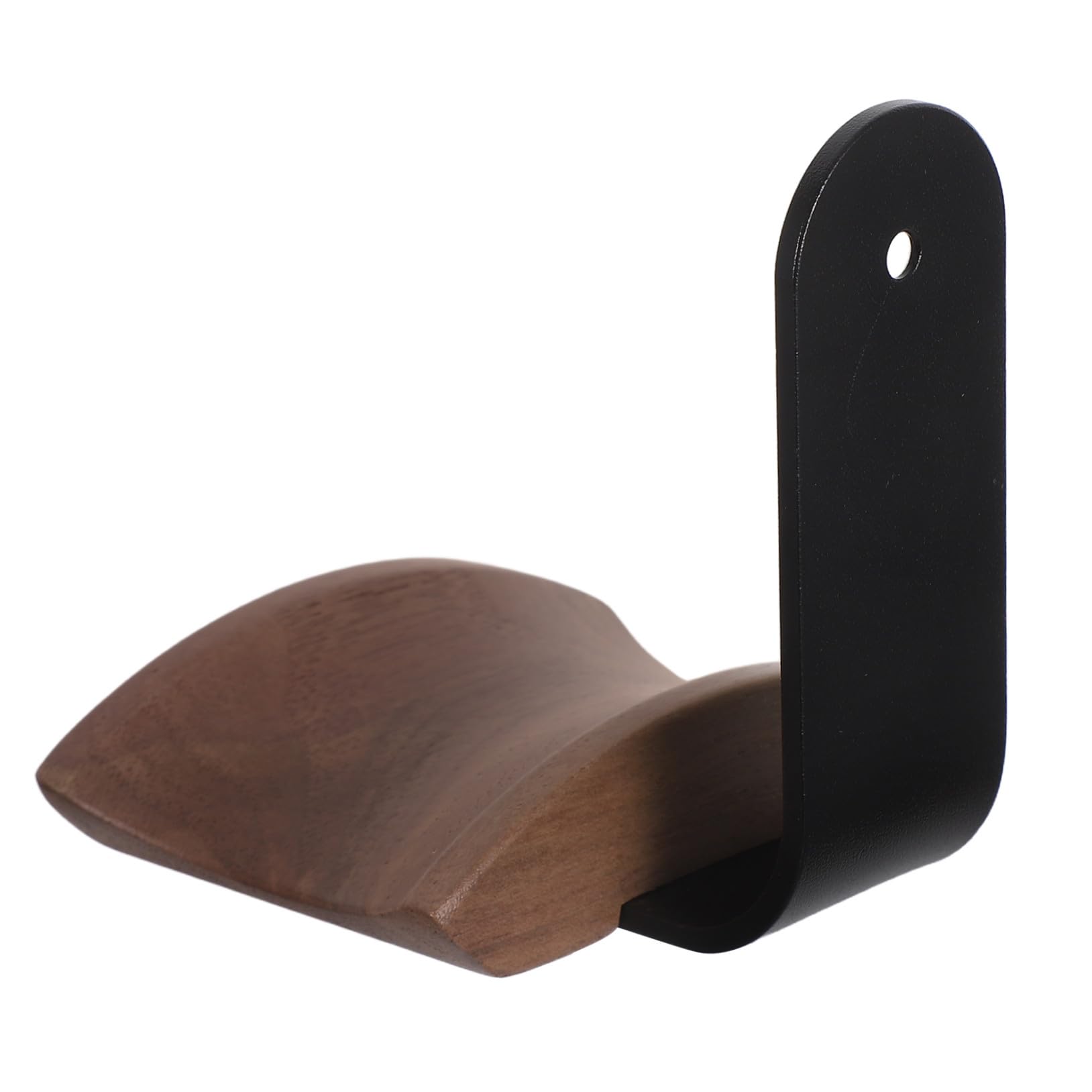 Mipcase Soporte de Pared para Auriculares de Gaming con Gancho de Madera de Nogal Montaje Fácil y Seguro para Oficina y Hogar Soporte Resistente y Ahorro de Espacio