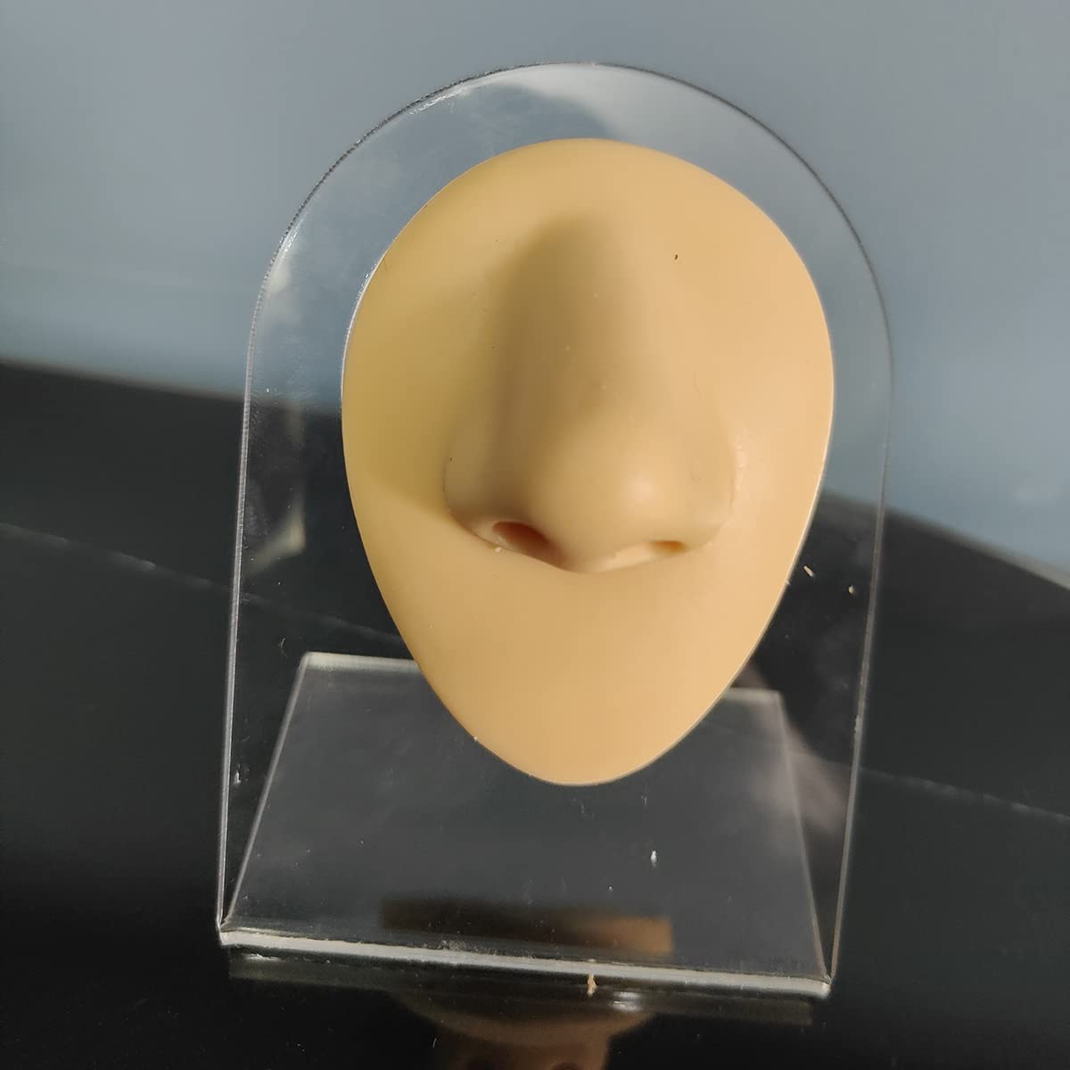 Miękki silikonowy model nosa - realistyczny model sztucznego nosa - elastyczne wyświetlacze części ciała, model do prezentacji biżuterii, ćwiczenia szwów, narzędzie do nauczania manekina
