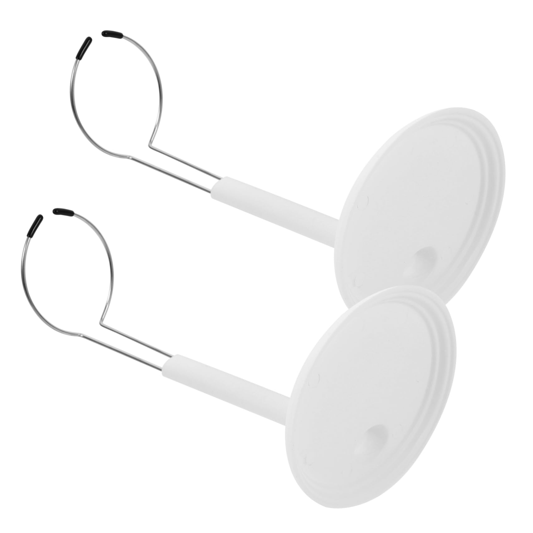 YARNOW 2Pcs Doll Stand Support for Dolls Portable Display Rack for Home and Store Use Material Space Saving Storage for Dolls and White