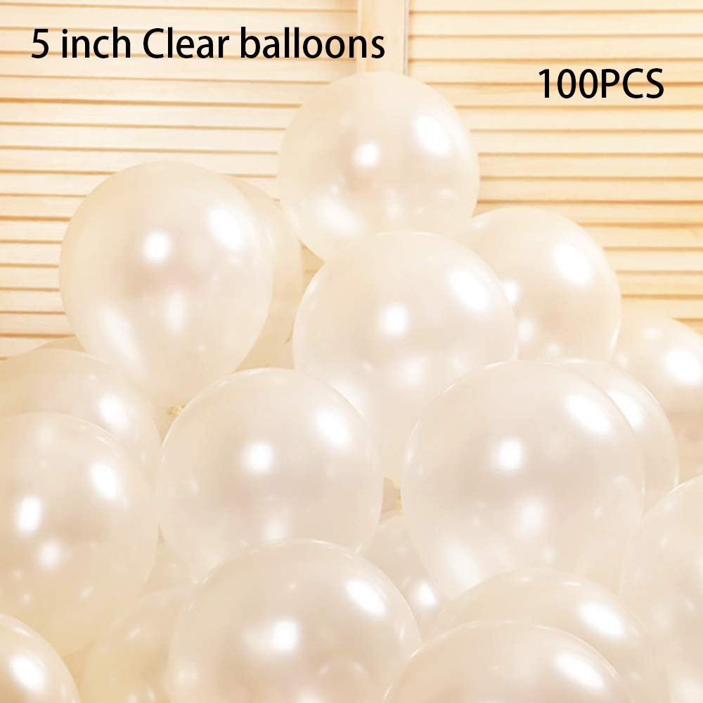 Buy 5 inch Clear Balloons Quality Small Transparent Balloons Premium