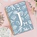 Locomiss Blue Coastal Beach Ocean Coquette Bow Notebook for Girls, Coastal Granddaughter Seashell Conch Journal Notebooks, Preppy Initial J Journal for Woman, Hardcover Notebook 5.5x8.3
