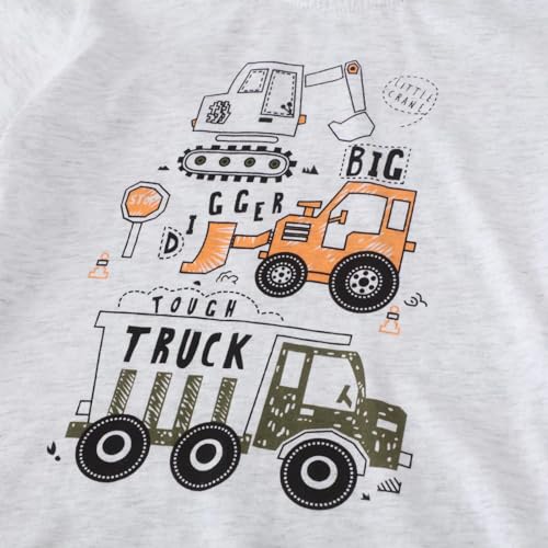 Image of Toddler Boy Clothes Kids Summer Cotton Outfits Shirt Short Sets Size 2-7