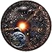 Rundes Puzzle,Puzzle Rundes Fur Erwachsene,Jigsaw Puzzles,1000 Teile Runde Puzzle,Puzzle Rund Erwachsene,Puzzle Pädagogisches,Puzzle Kreative,Puzzle Stressfreisetzung Spielzeug (Universum Puzzle)
