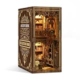 Puzle de madera 3D DIY para adultos – Relajación y flujo creativo: el kit consta de piezas de madera cortadas con láser de precisión que ensamblan paso a paso para crear una habitación completa en miniatura. El montaje tarda aprox. 3-5 horas
