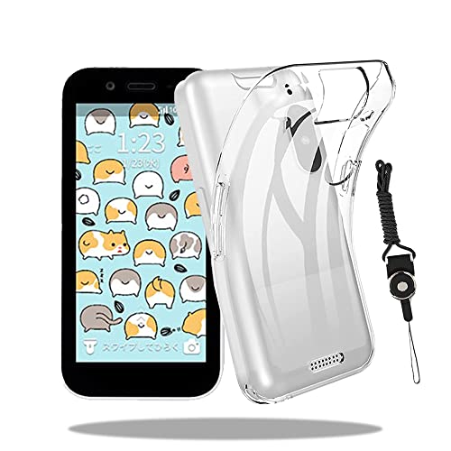 For SoftBank キッズフォン3 A201ZT 用の ケース クリア キッズフォン3 A201ZT カバー 透明 TPU 保護 ケース ソフト スマホケース 薄型 軽量 耐衝撃 全面保護 柔らかい すり傷防 耐水 携帯カバー キッズフォン3
