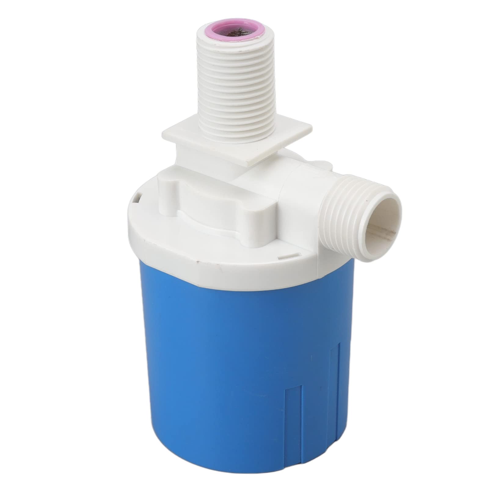 Pissente Automatic Float Valve Plastic Water Level Control Valve 0.01 to 10kg Pressure Leakage Proof Auto Fill for Water Tanks Toilets Aquariums Hydroponics 32 to 176 Degrees F (Top Inlet)