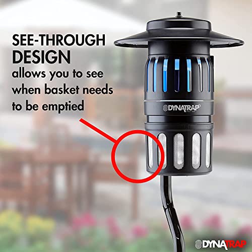 Dynatrap Dt1260 1/2 Acre, Slate, Insect And Mosquito Trap, Pole Mount, 2 Bonus Uv Bulbs, Twist On/Off #TOP2
