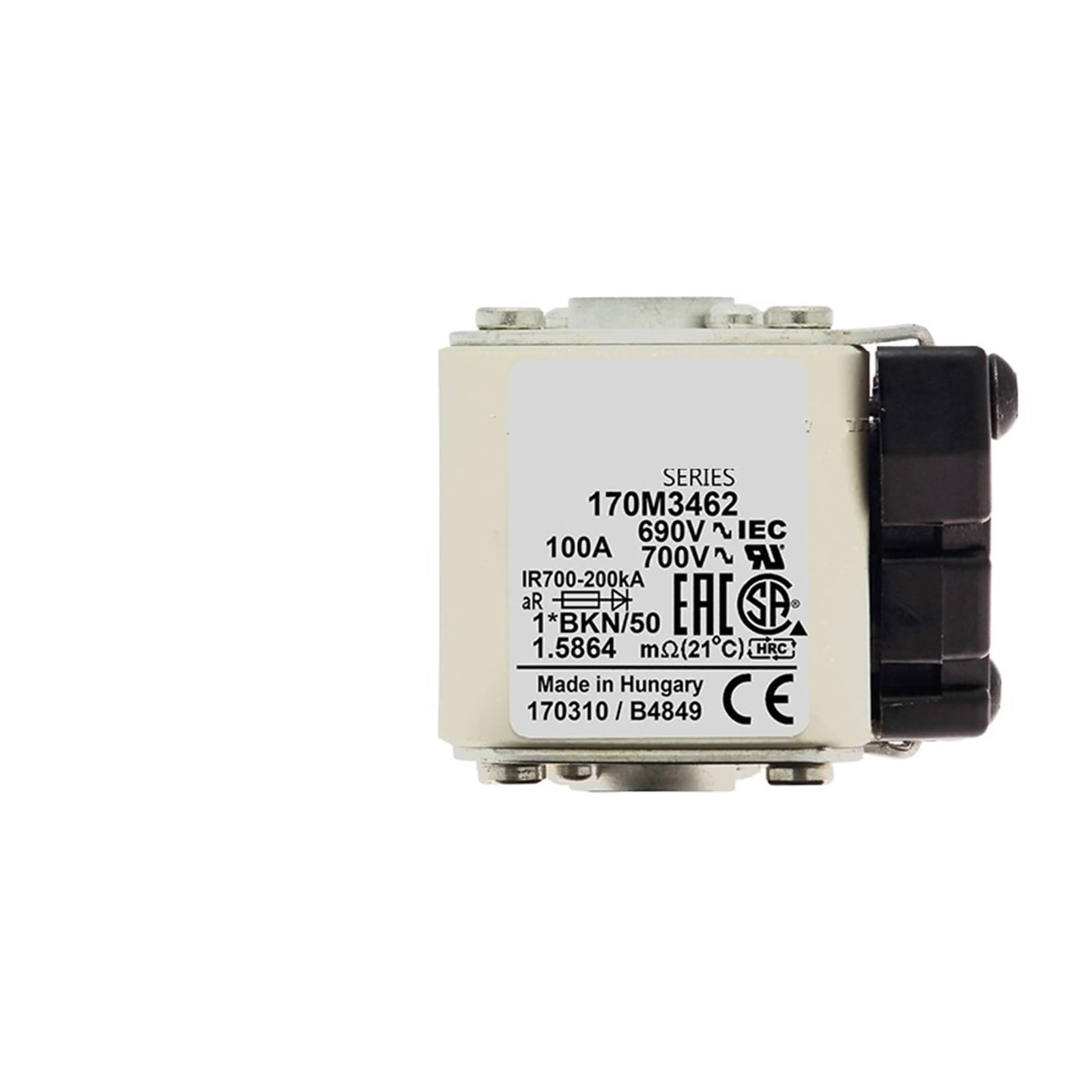 Fusible rapide 170M3464 pour éviter les pannes de variateur de vitesse industriel