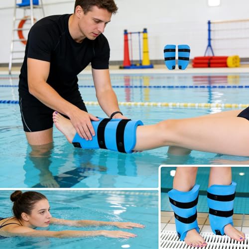 Puños acuáticos de espuma con protección completa para fitness 2