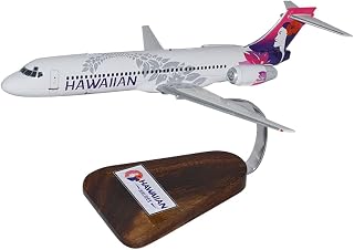 Boeing 717 Hawaiian Airlines Desktop Display Airplane Model Scale 1/100