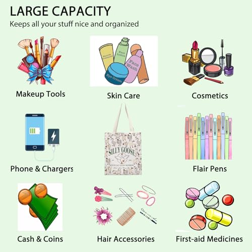 Bolso Tote Inspirado en Ganso Kawaii Silly miniatura 5