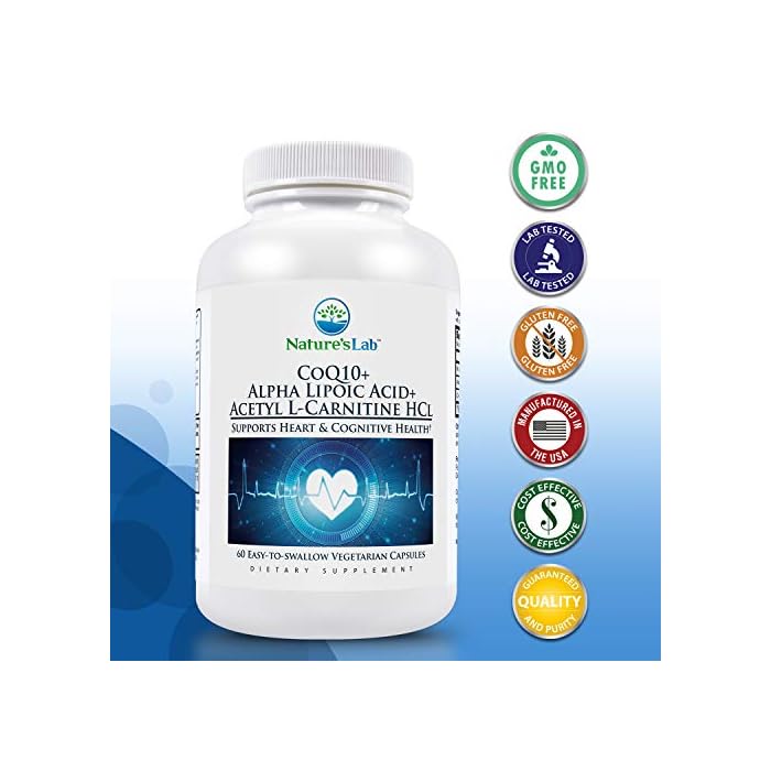 Nature's Lab CoQ10 + Alpha Lipoic Acid + Acetyl LCarnitine HCl