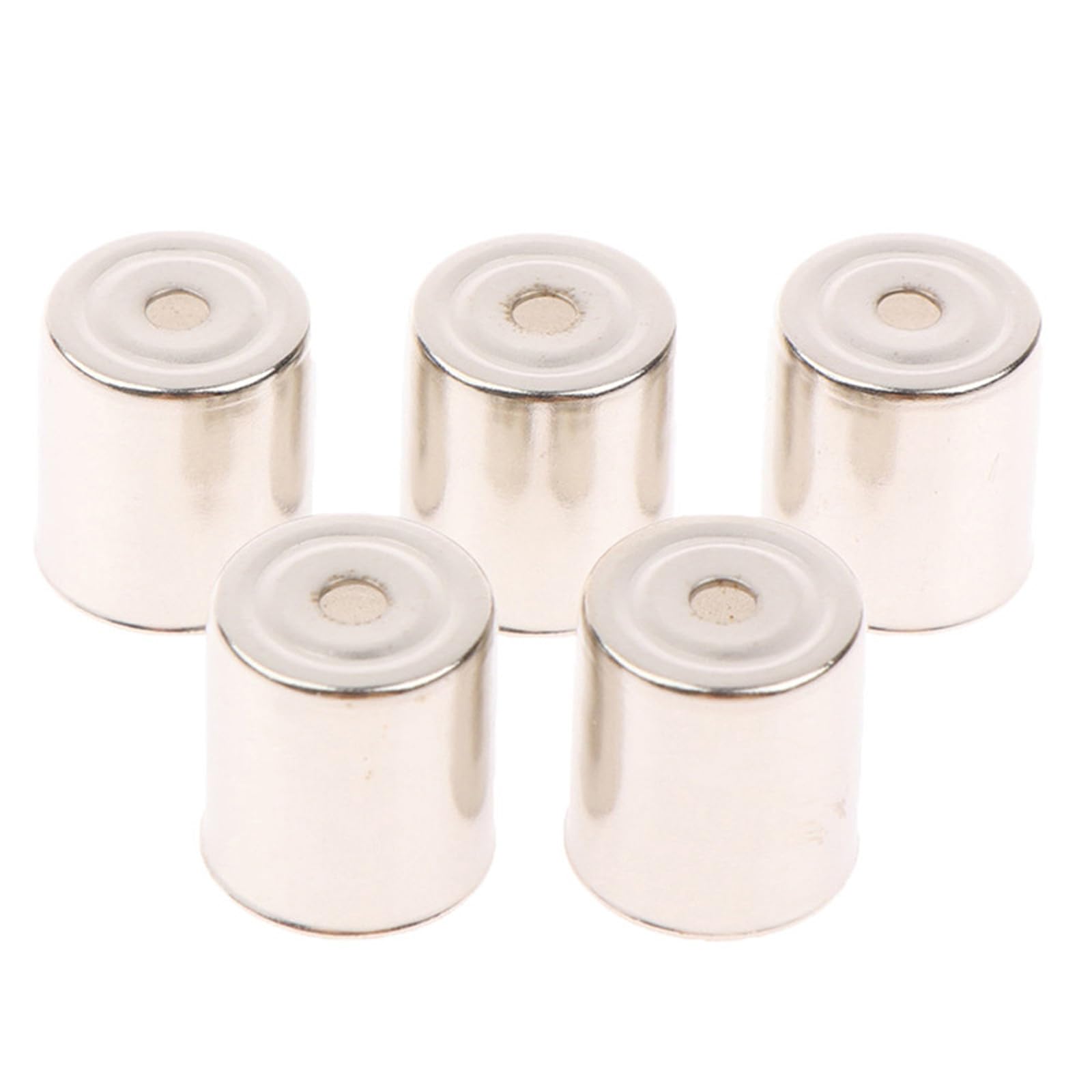alloneslife Microwave Repair Metal Caps 5 Pack, Stainless Steel Magnetron Covers for Oven Waveguide Replacement Parts Magnetron Cover Waveguide Cap Microwave Repair Component Oven Replacement Part