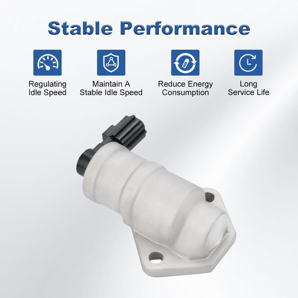 Fuel Injection Idle Air Control Valve Compatible with Ford Explorer Sport 2001-2003 Explorer Sport Trac 2001-2005 Ranger 2001-2011 Mazda B4000 2001-2010 V6 4.0L Replacement for AC415 1F2220660