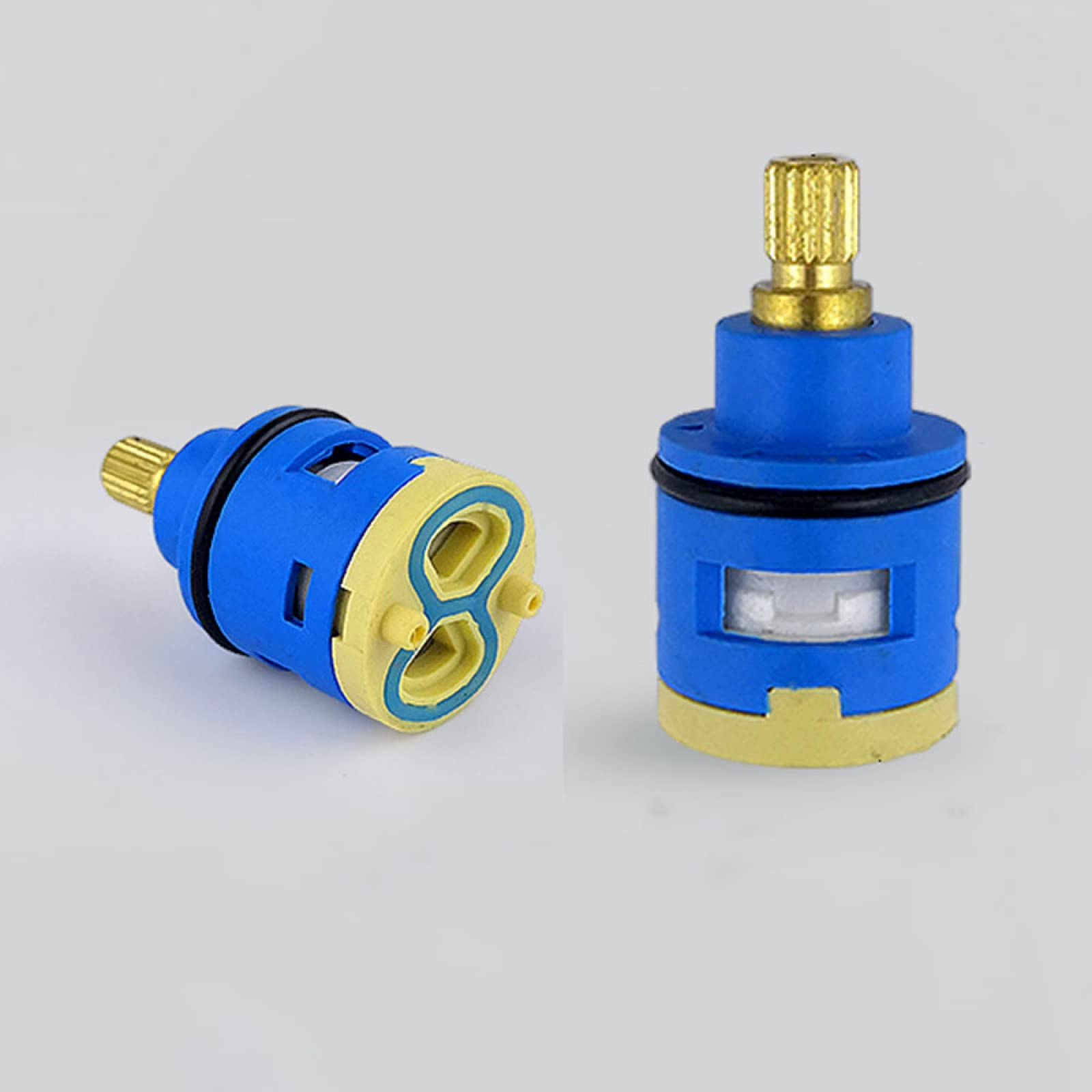 Faucet Cartridge Replacement Spare Valves Tap Cartridge 18/22/25/31mm Ceramic Disc Water Mixer Inner Control Kitchen and Basin Faucet Valve J-25mm(E 25mm)
