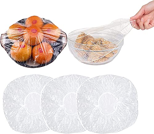 NANASUGUR Funda Protectora De Alimentos Tapa De PláStico Para Alimentos Cubiertas De Almacenamiento EláSticas De PláStico Para Alimentos Impermeables Para La ProteccióN De La Frescura Vegetal Cover