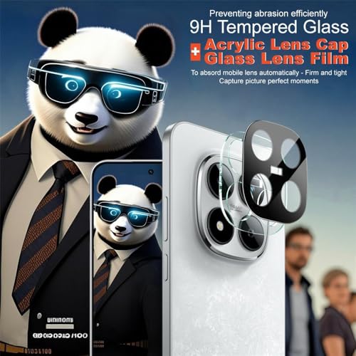 Image of 4youquality Back Camera Lens Protector Compatible with Redmi Note 15 (1 Pack) | 9H Tempered Glass Camera Guard | Military-Grade Anti Scratch Protection | Ultra Clear HD Lens Film | Bubble-Free Easy Installation | Case Friendly