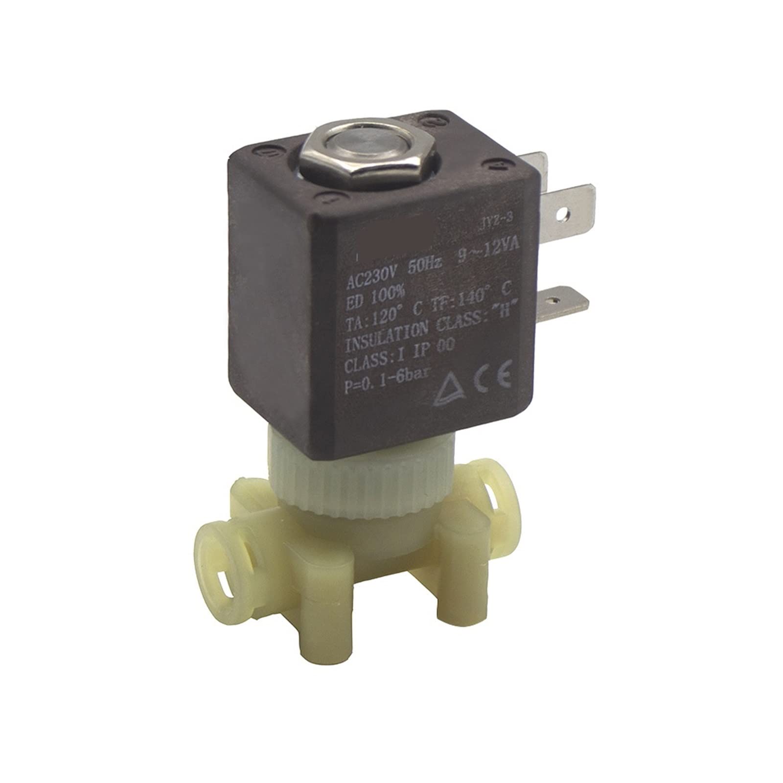 JYZ-3 AC 230V 50HZ 6Bar Cannula 2/2 Vie Plastica Normalmente Chiusa Acqua Elettrovalvola for Vapore/Macchine for Il caffè 1 Pz