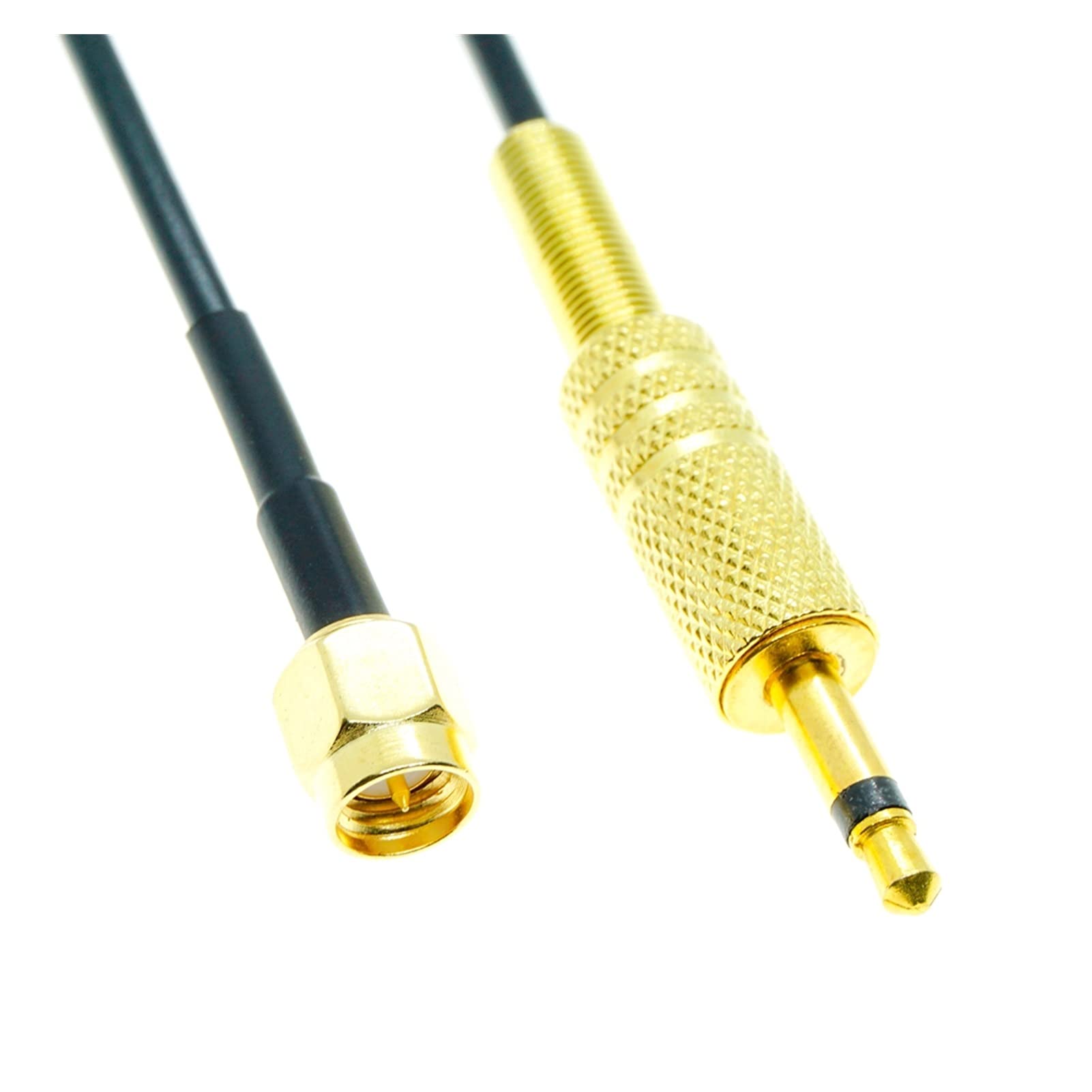 SMA Mâle à 3.5mm Mono Mono 1/8" TS Mâle CCTV Caméra Moniteur Antenne RG174 Câble (Color : 75cm)