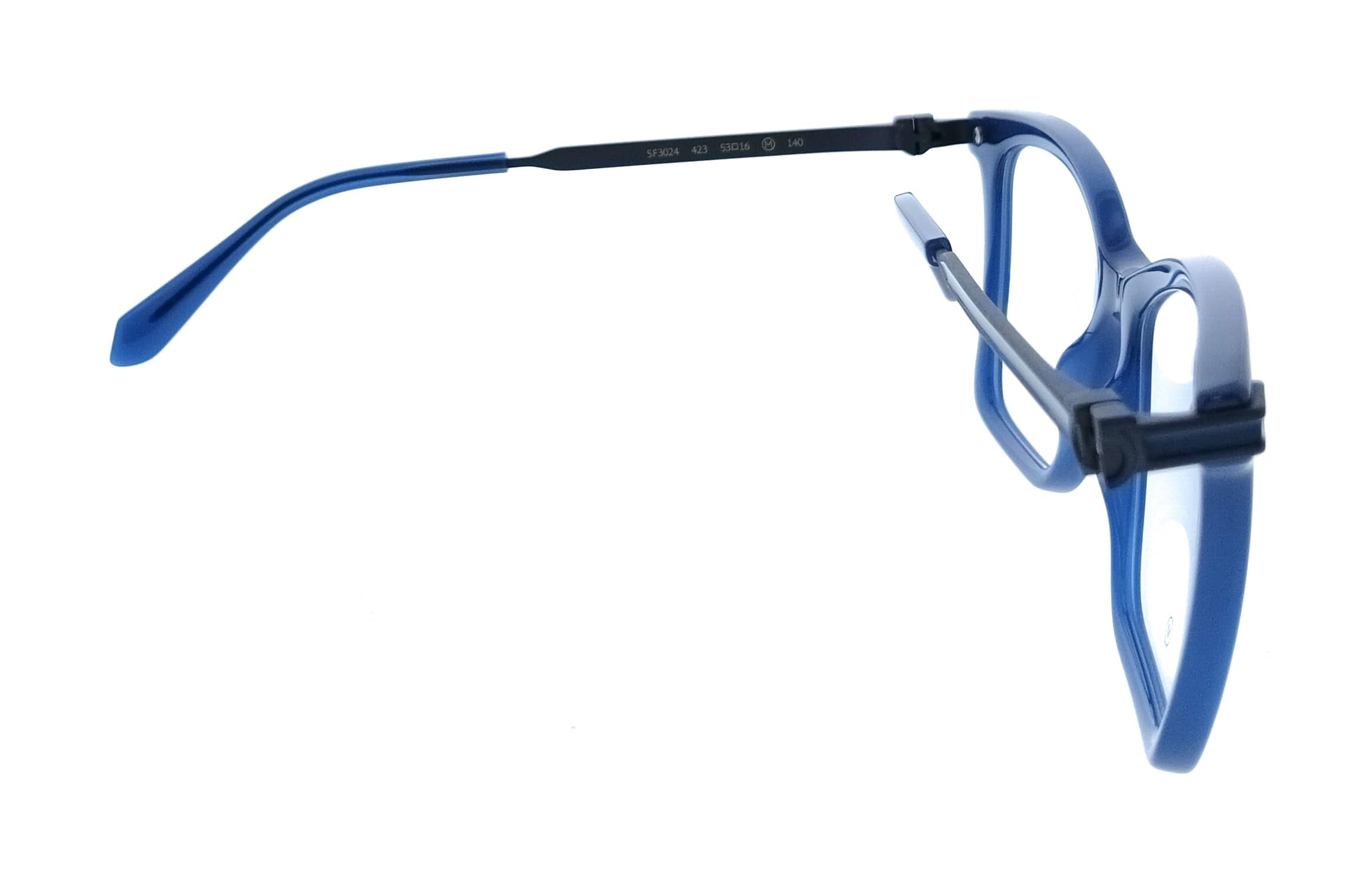 GAFAS FERRAGAMO SF3024 - C: OPALINE BLUE Eye Size: 53 Most: 16 Zdrowie i higiena osobista