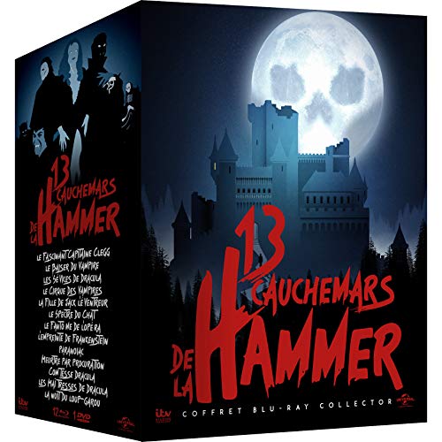 13 cauchemars de la Hammer - Combo 12 Blu-ray + 1