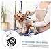 Milisten 2pcs Pet Grooming Rope Bracket Double Dog Leash Two Loop for Pet Beauty and Bathing