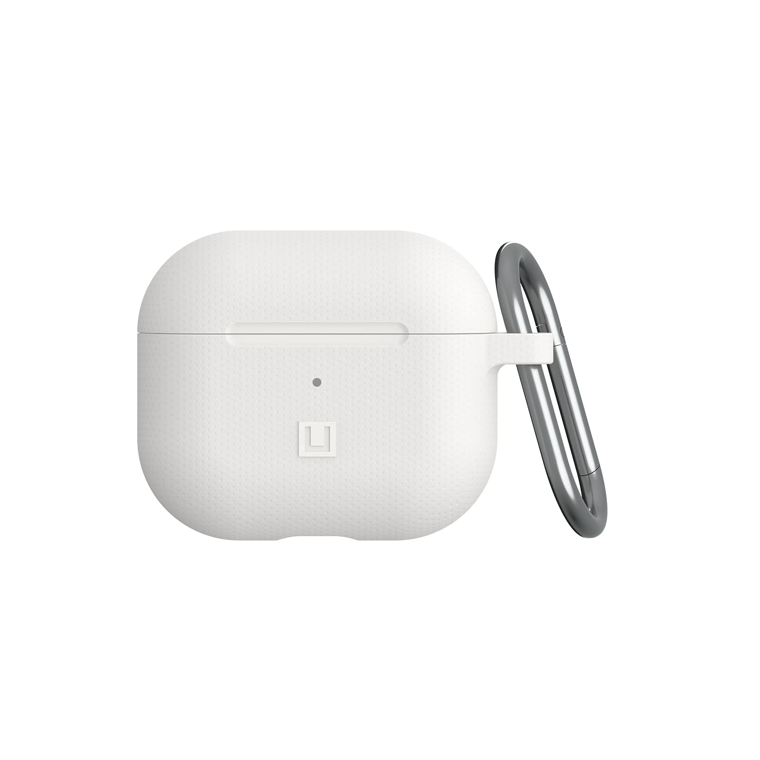 【美品】Apple AirPods 第3世代 A2564 シリコンケース付 AirPods 第4世代 第3世代 ケース カラビナ付き シリコンカバー ソフト