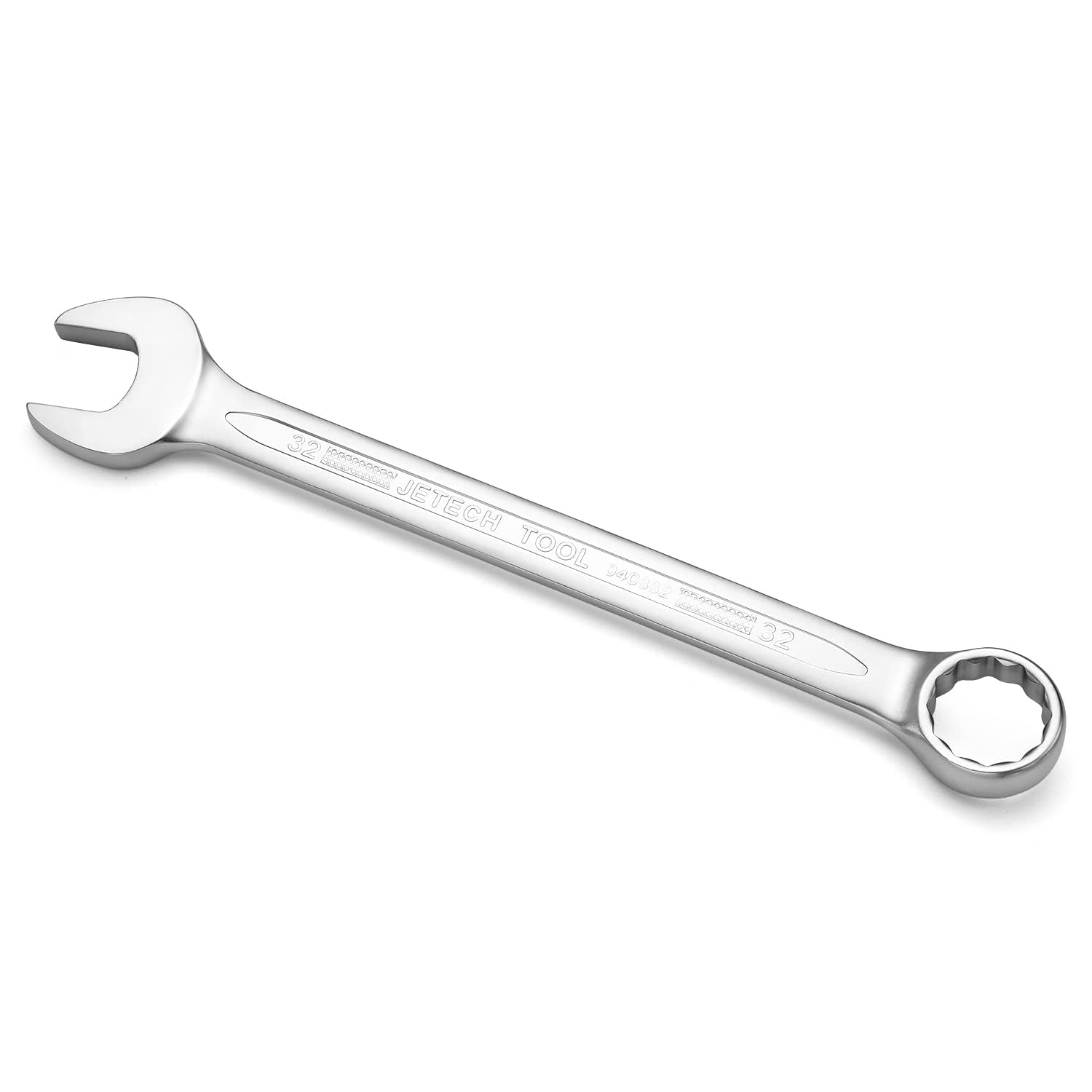 Jetech Chiave Combinata Da 32 Mm - Chiavi Di Grado Industriale Con Design A 12 Punti, Offset Di 15 Gradi, In Acciaio Al Cromo Vanadio Con Finitura Sabbiata, Trattate Termicamente, Metriche-image