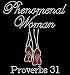 Phenomenal Woman Leg Heels Proverbs 31 Rhinestone Transfer