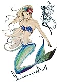 DaLin Large Temporary Tattoos, 4 Sheets