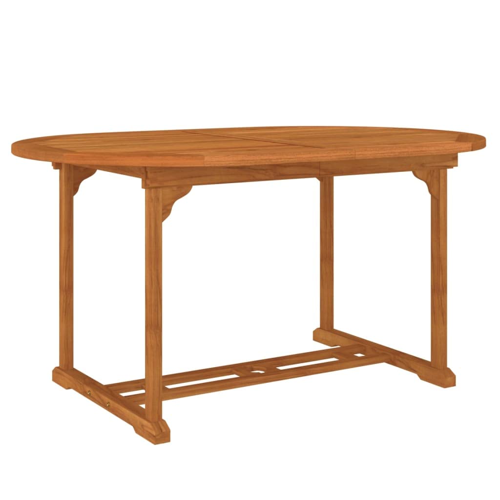 vidaXL Tavolo da Giardino 200x100x75 cm in Legno Massello di Eucalipto