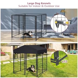 Dog kennel outdoor with roof 4 x 4 x 4 5 outside dog pen large outdoor kennel with roof outdoor dog enclosure outdoor dog cage outside kennel dog enclosures for outside for smallmedium dogs   cucciolini doodles